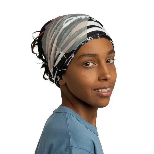 Kids' Coolnet UV+ Buff - Grey - Image 4
