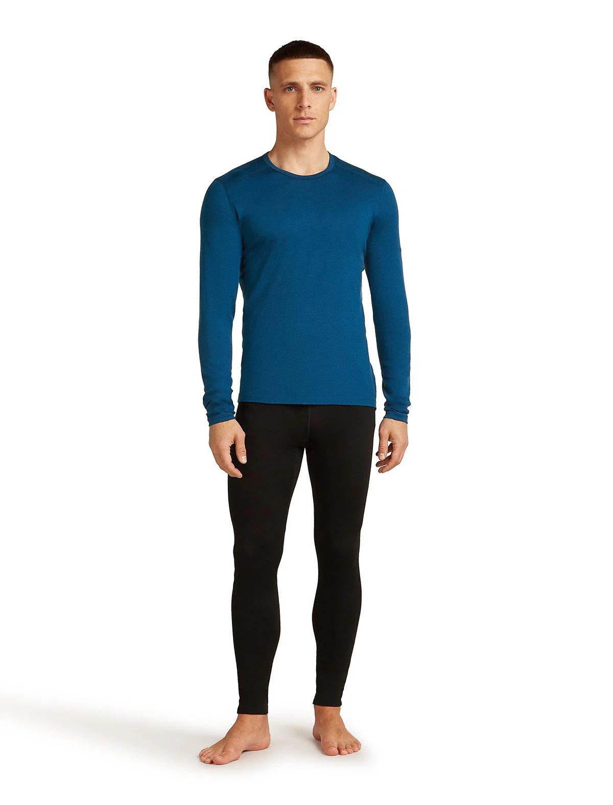 Men's 200 Oasis Long-Sleeve Crewe Thermal Top - Blue - Image 6