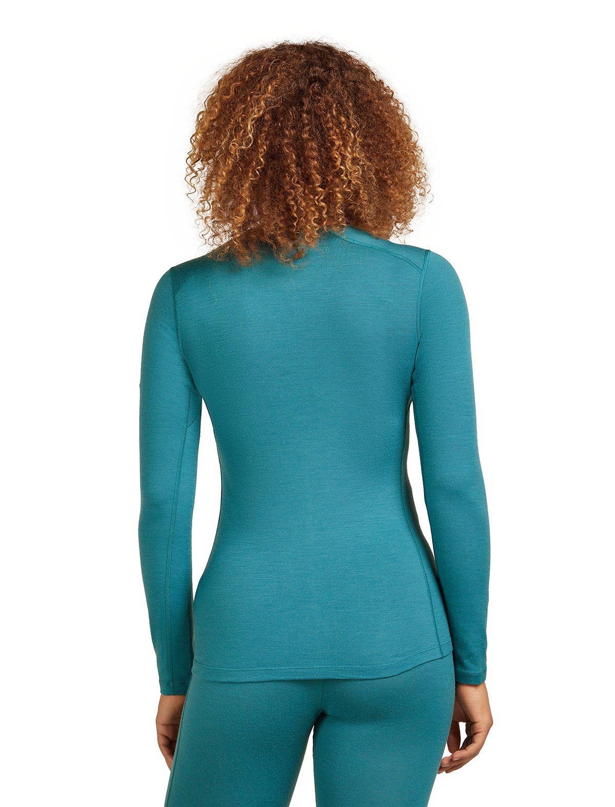 Women's 200 Oasis Long-Sleeve Crewe Thermal Top - Blue - Image 3
