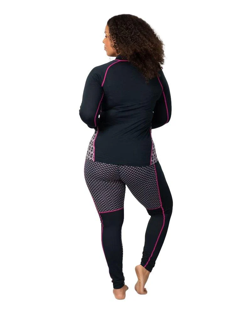 Women's Lekker 1/2 Zip Base Layer Top - Navy - Image 6