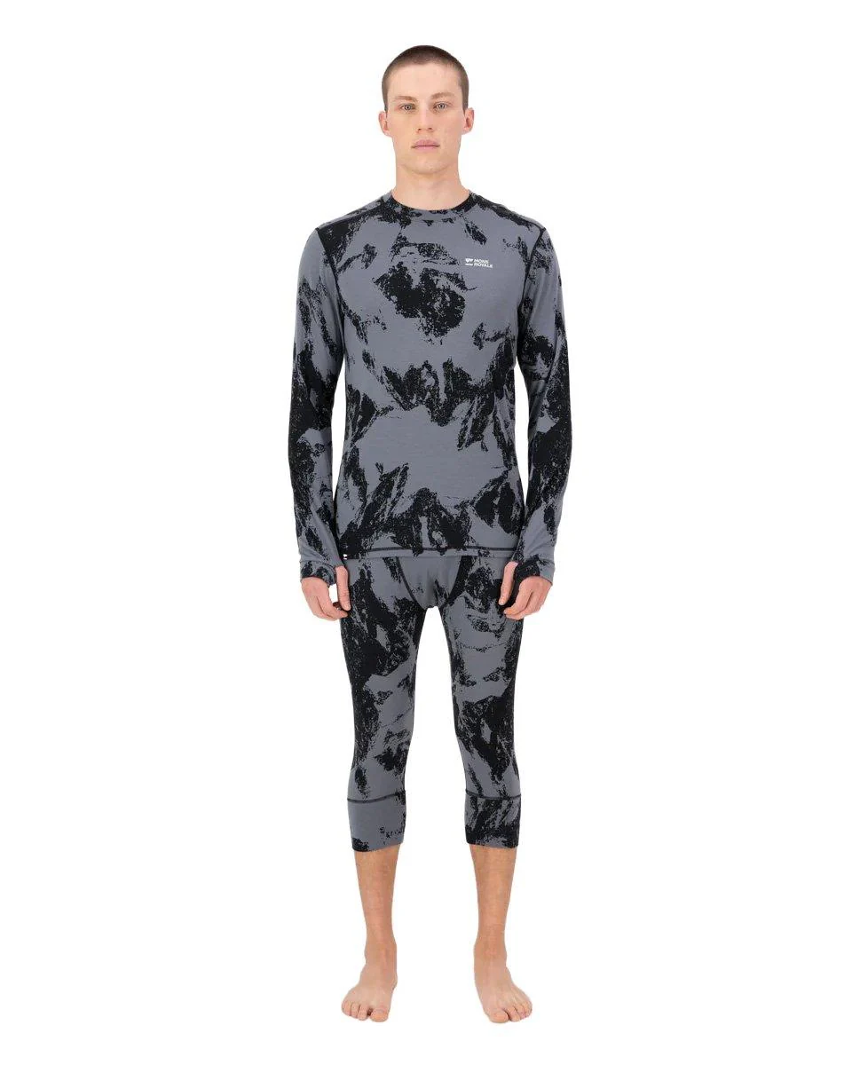 Men's Cascade 200 Merino Long-Sleeve Base Layer Top - Grey - Image 3