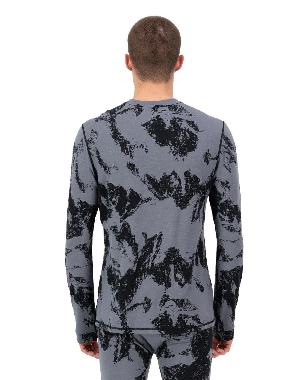 Men's Cascade 200 Merino Long-Sleeve Base Layer Top - Grey - Image 4