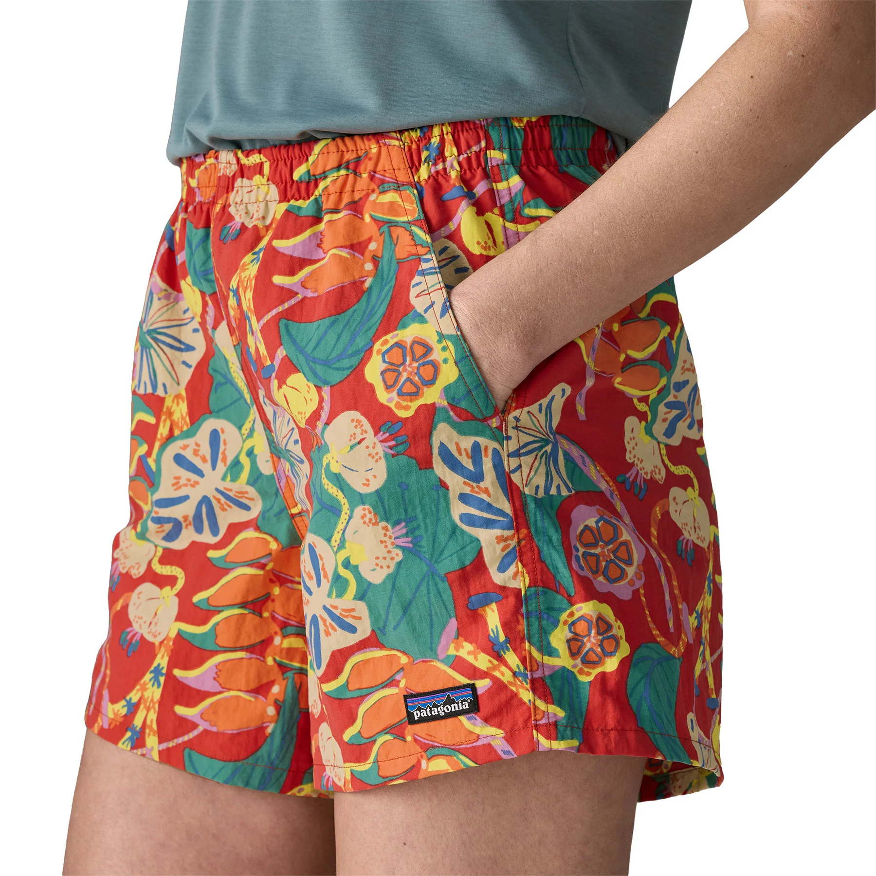 Women's Baggies 5" Shorts - Red - Image 6