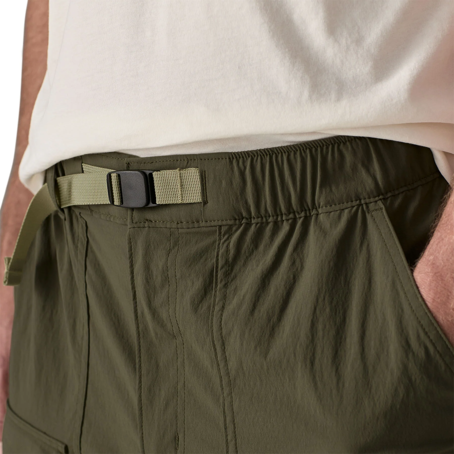 Men's Outdoor Everyday 6" Shorts - Dark Green - Image 6