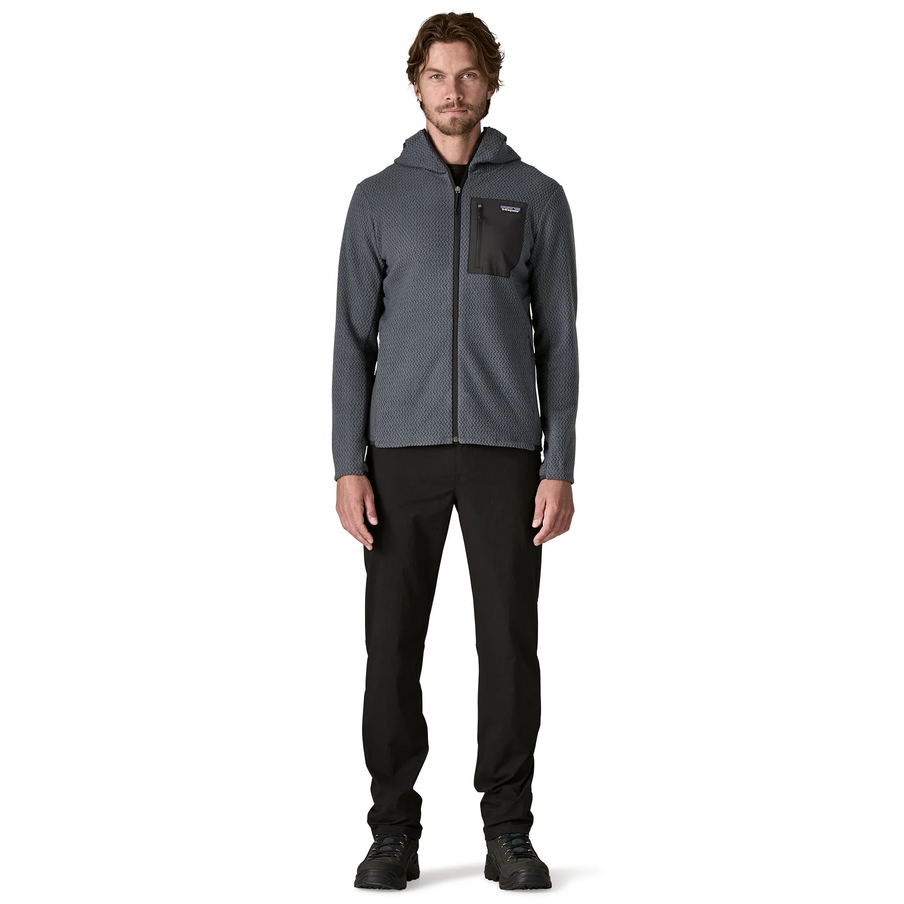 Men's R1 Air Full Zip Hoody - Smolder Blue - Image 5