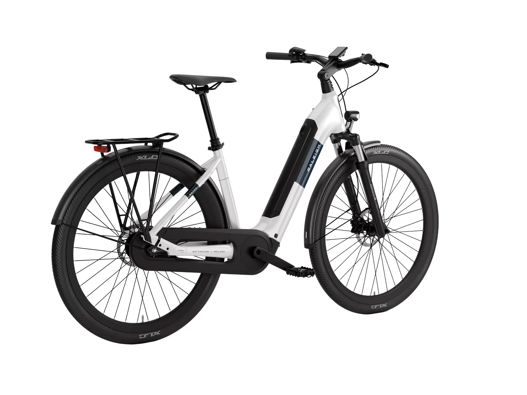 Motus Low Step Hub Gear Hybrid E-Bike - White - Image 3