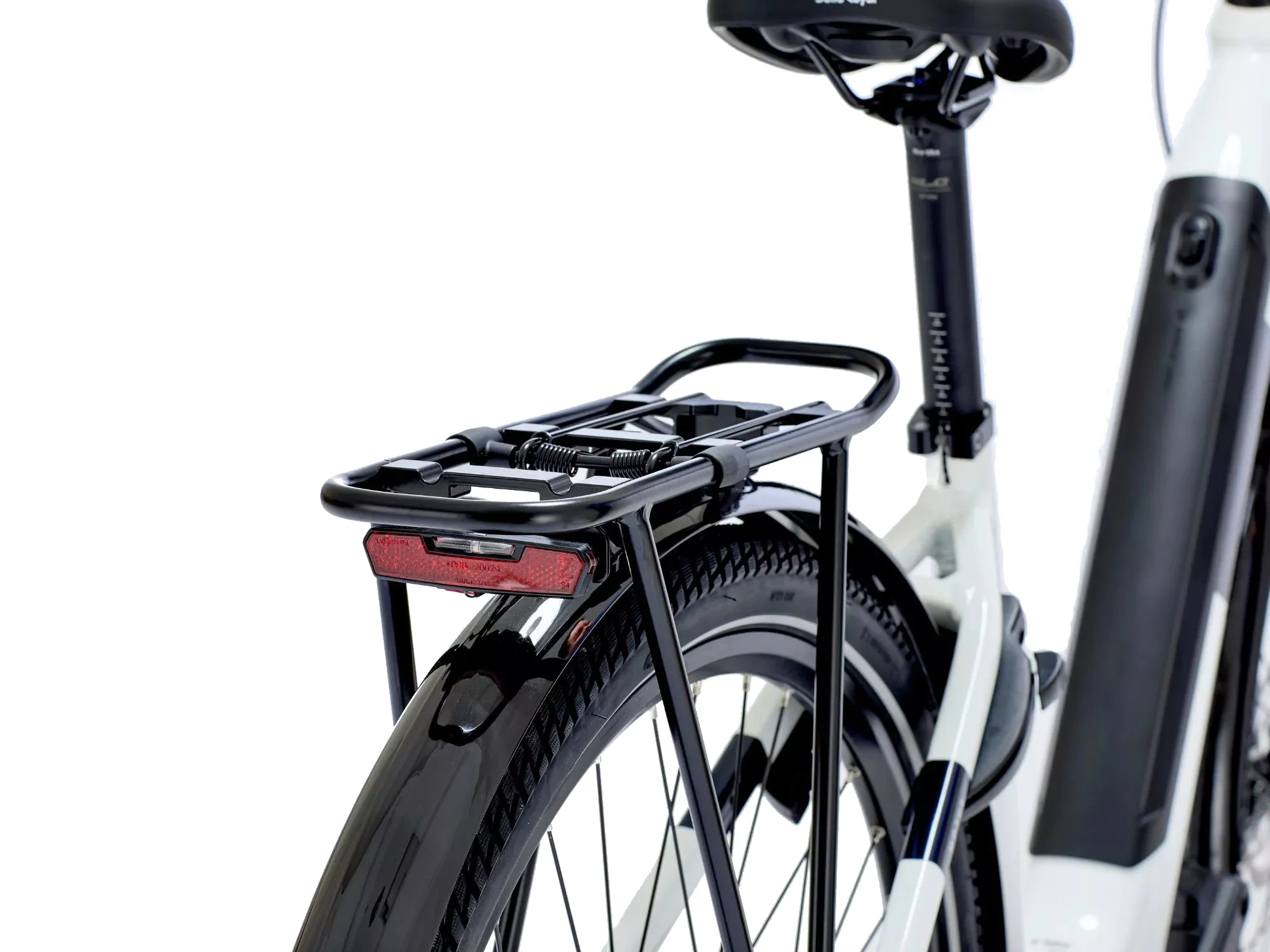 Motus Low Step Hub Gear Hybrid E-Bike - White - Image 8