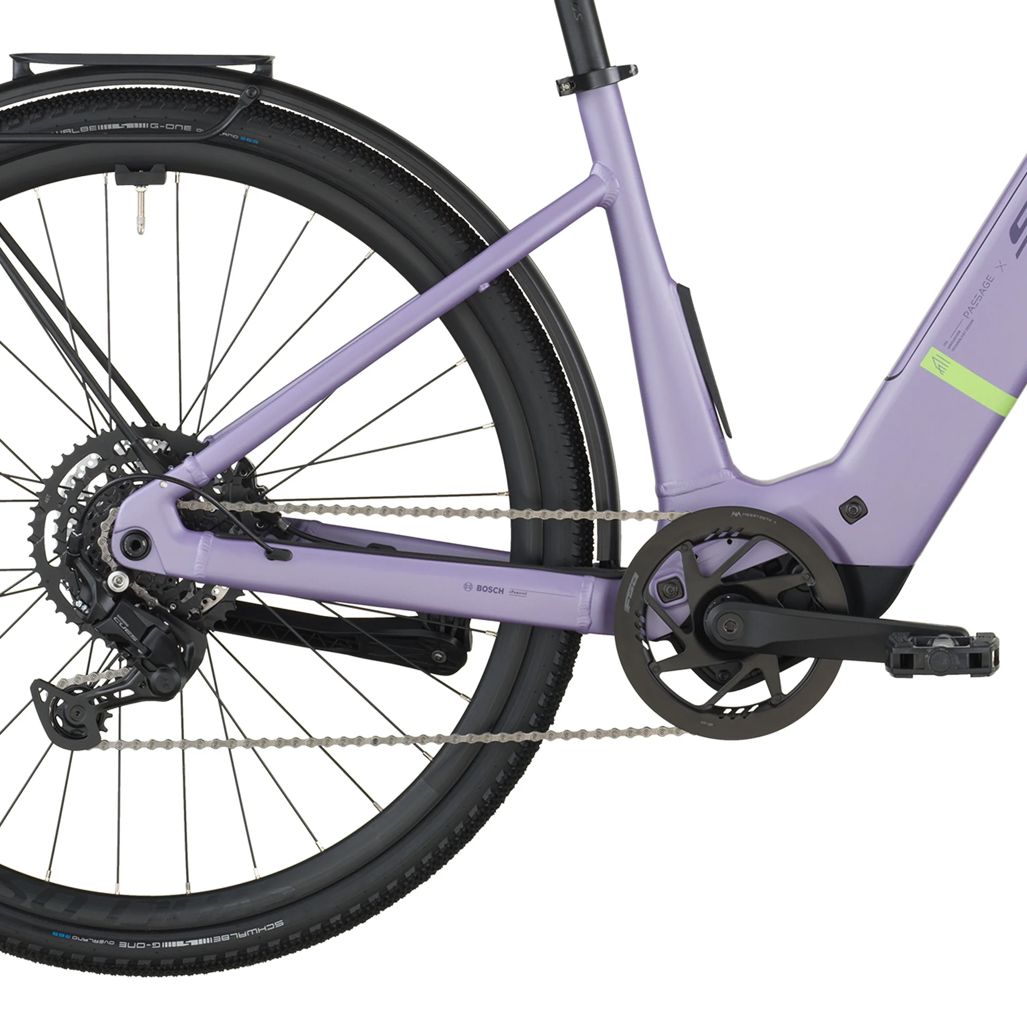 Passage 20 Wave Hybrid E-Bike - Purple - Image 5