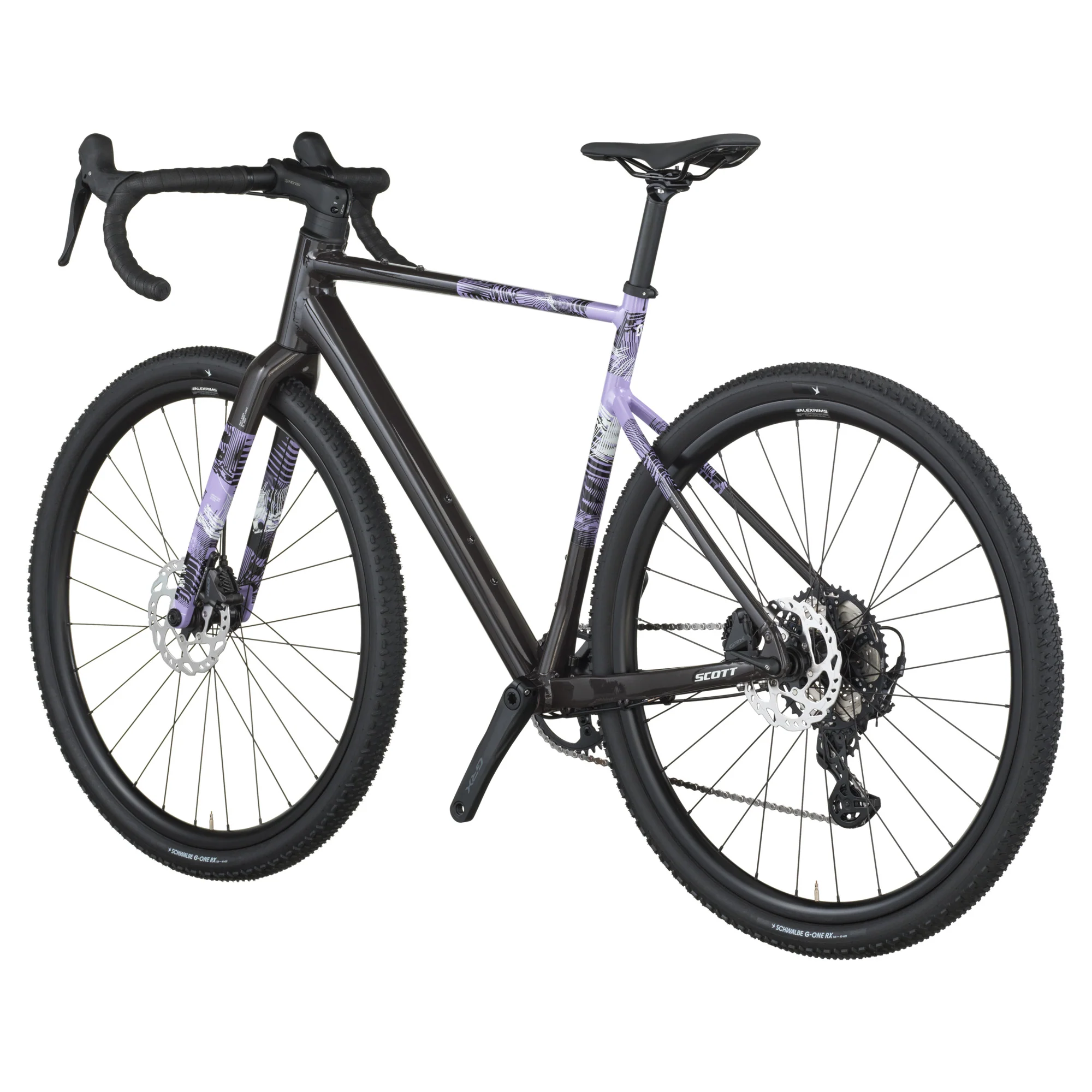 Speedster Gravel 10 Gravel Bike - Black / Purple - Image 3