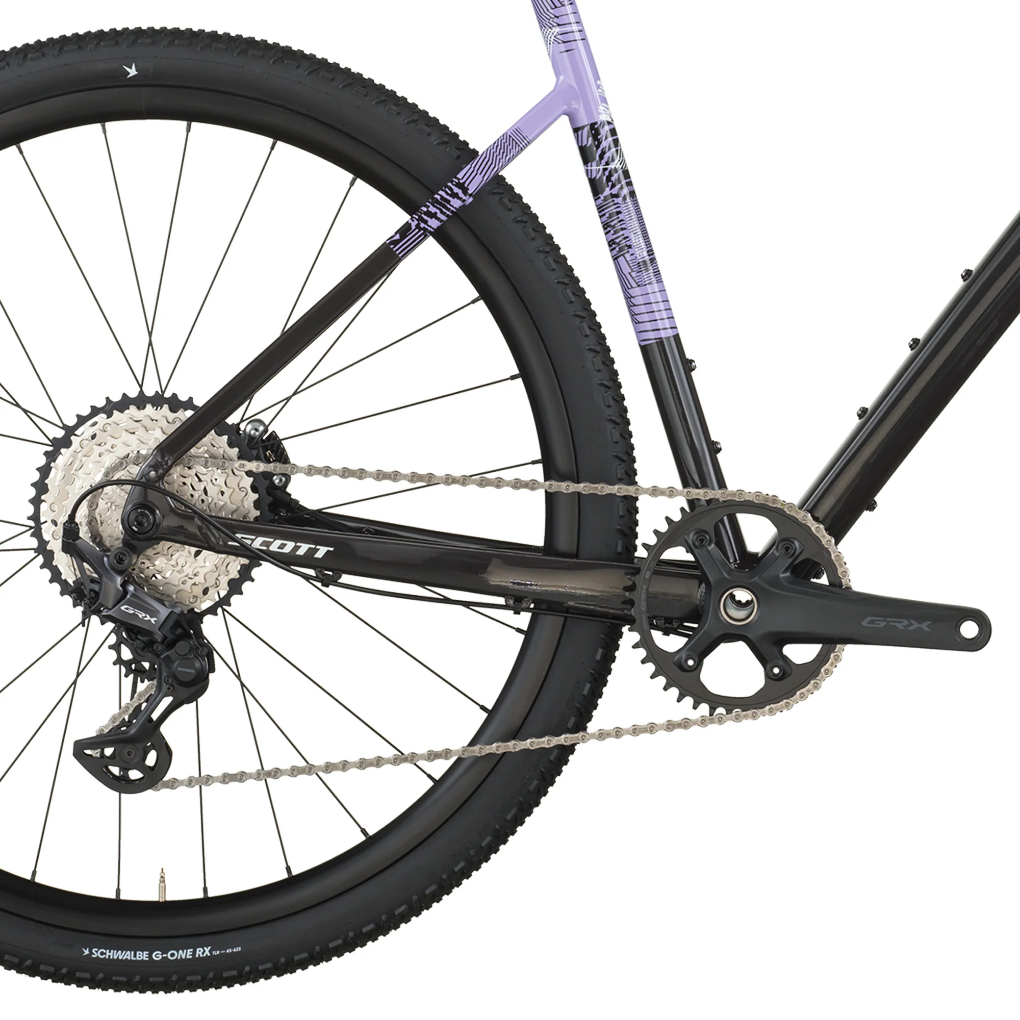 Speedster Gravel 10 Gravel Bike - Black / Purple - Image 6