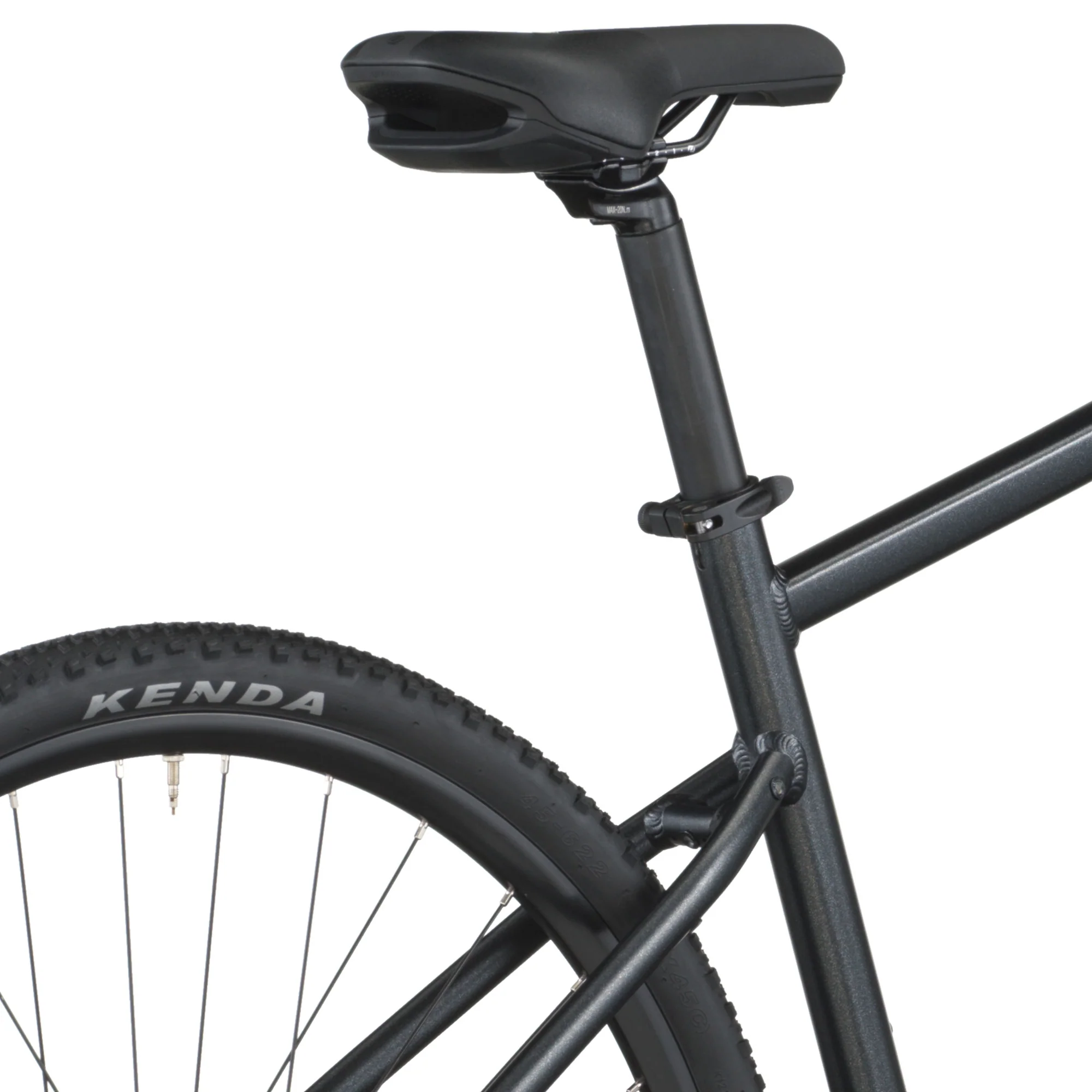 Sub Cross 10 Hybrid Bike - Black - Image 6
